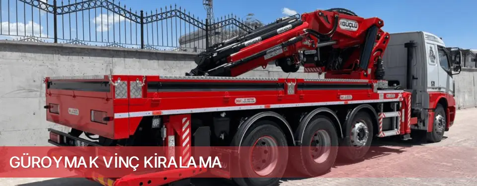 Güroymak İlçemi Vinç Kiralama